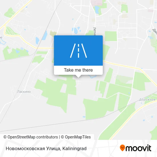 Новомосковская Улица map
