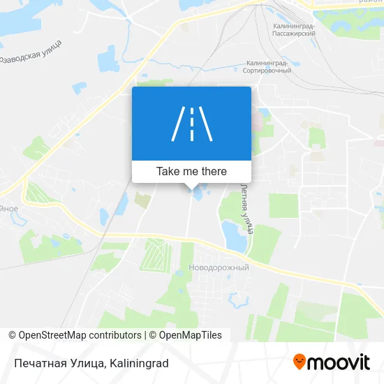 Печатная Улица map