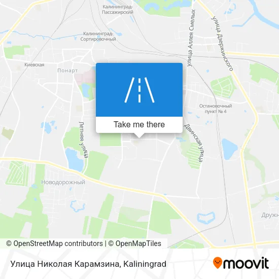 Улица Николая Карамзина map