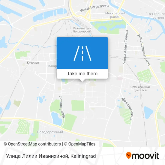 Улица Лилии Иванихиной map