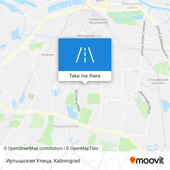 Иртышская Улица map