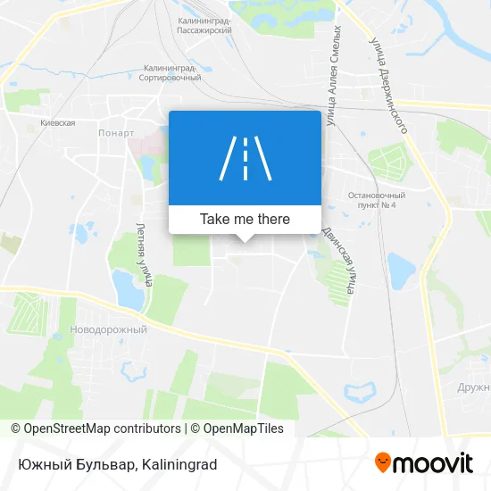 Южный Бульвар map