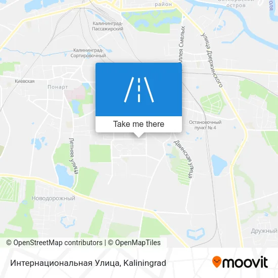 Интернациональная Улица map