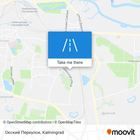 Окский Переулок map