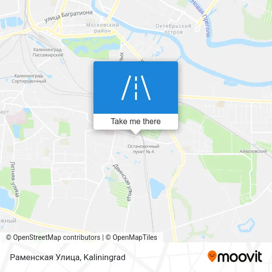 Раменская Улица map