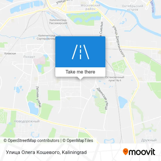 Улица Олега Кошевого map
