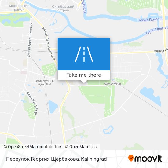 Переулок Георгия Щербакова map