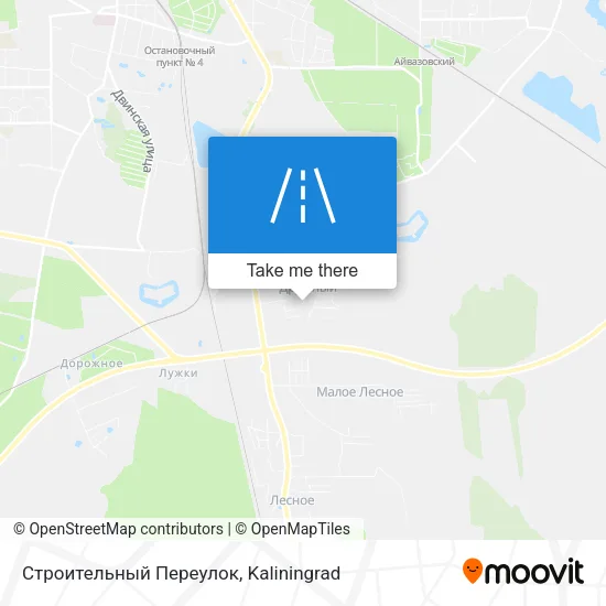 Строительный Переулок map