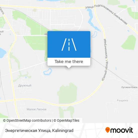 Энергетическая Улица map