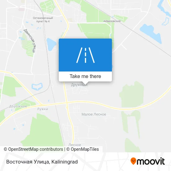 Восточная Улица map