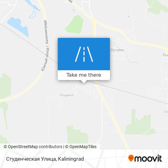 Студенческая Улица map