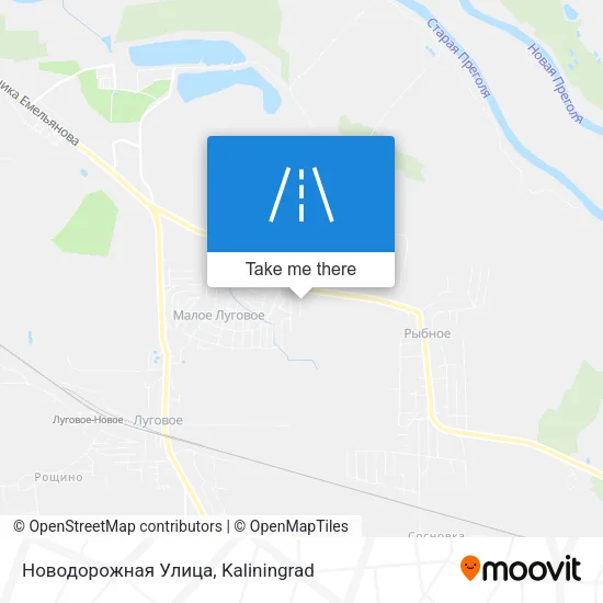 Новодорожная Улица map