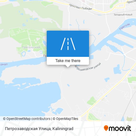 Петрозаводская Улица map