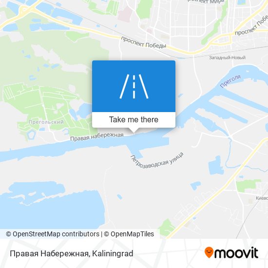 Правая Набережная map