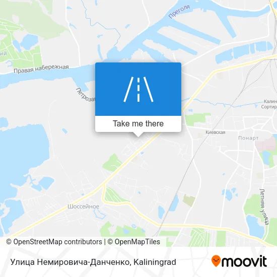 Улица Немировича-Данченко map