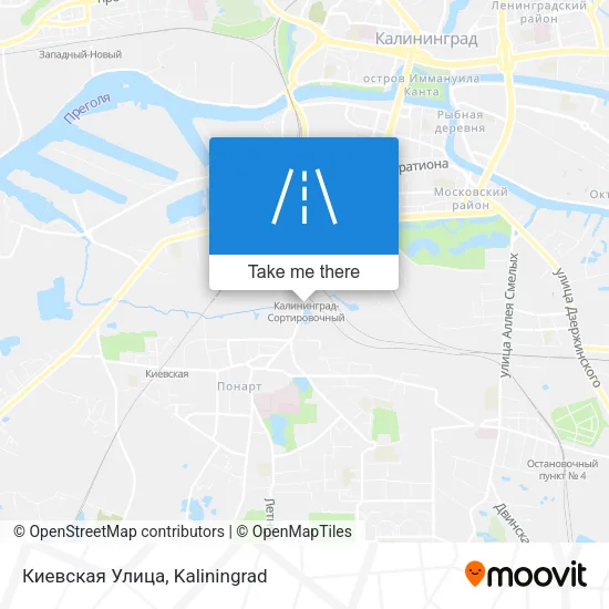 Киевская Улица map