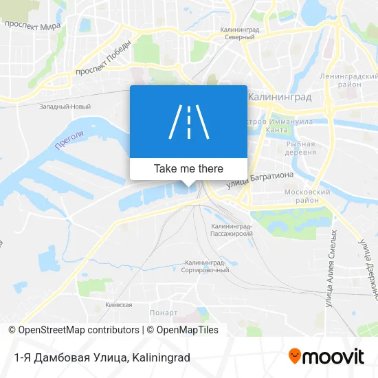1-Я Дамбовая Улица map