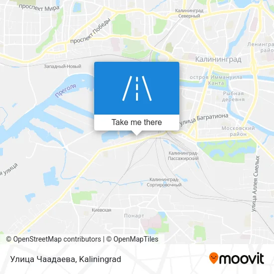 Улица Чаадаева map