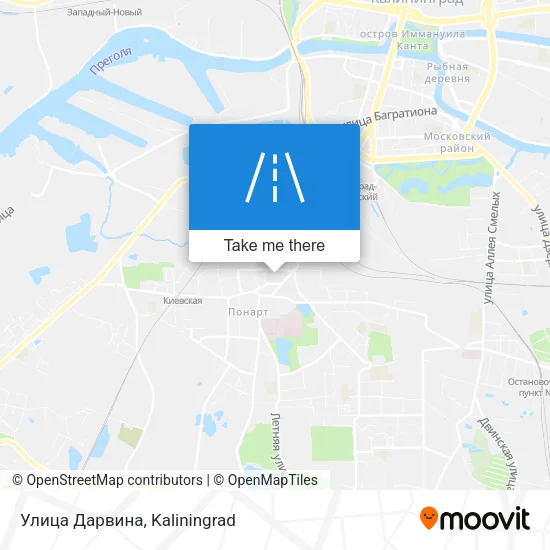 Улица Дарвина map