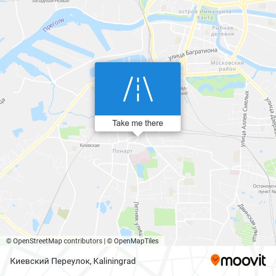 Киевский Переулок map