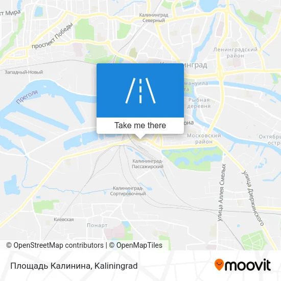 Площадь Калинина map