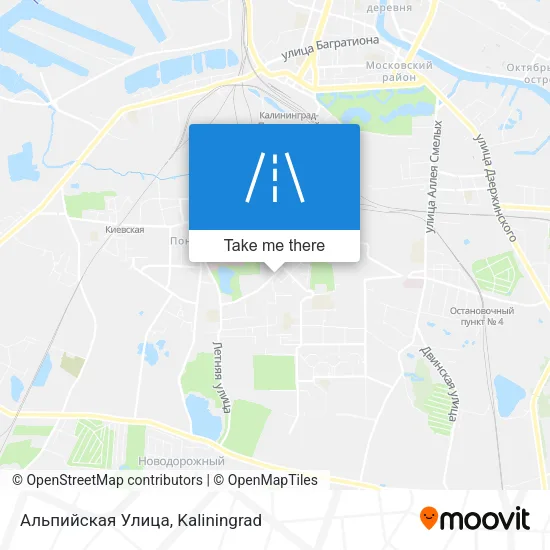 Альпийская Улица map