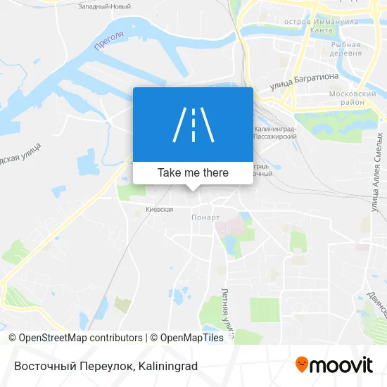 Восточный Переулок map