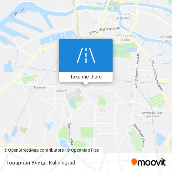 Товарная Улица map