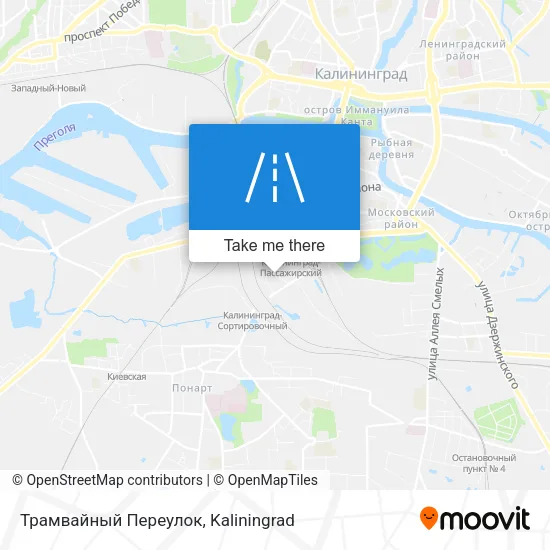 Трамвайный Переулок map