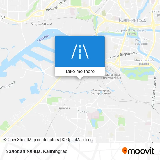 Узловая Улица map