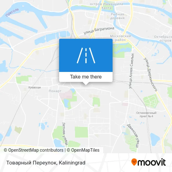 Товарный Переулок map