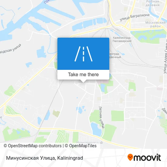 Минусинская Улица map