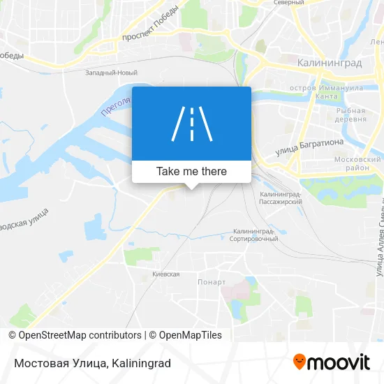 Мостовая Улица map
