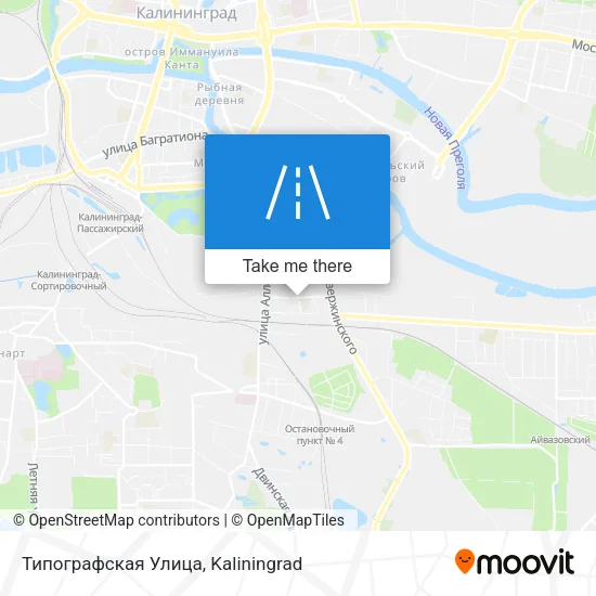Типографская Улица map