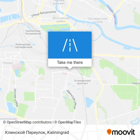 Клинской Переулок map