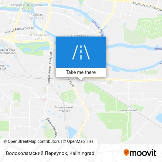 Волоколамский Переулок map