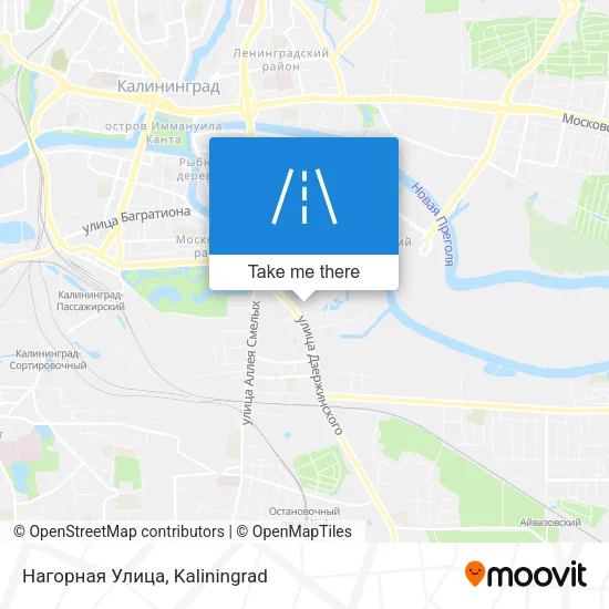 Нагорная Улица map