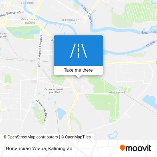 Новинская Улица map