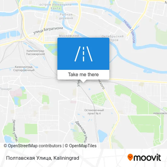 Полтавская Улица map