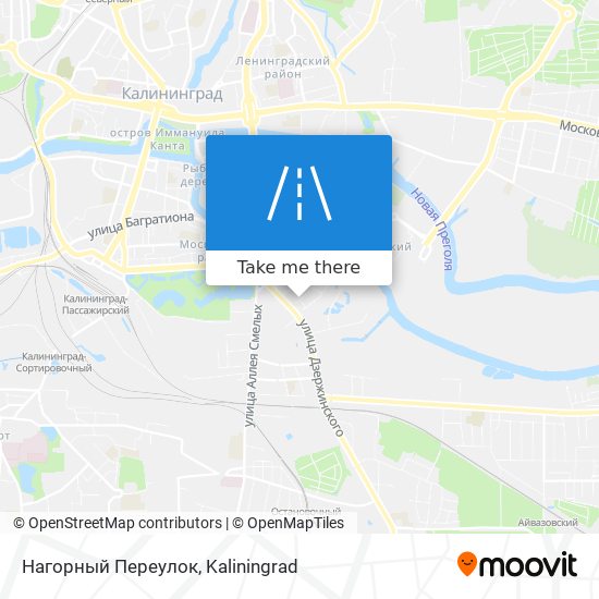 Нагорный Переулок map