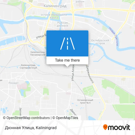 Дюнная Улица map