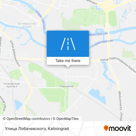 Улица Лобачевского map