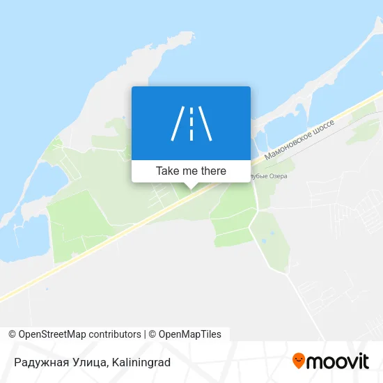 Радужная Улица map