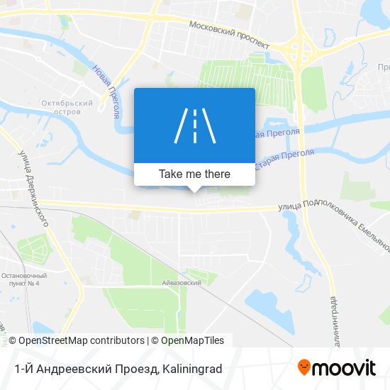 1-Й Андреевский Проезд map