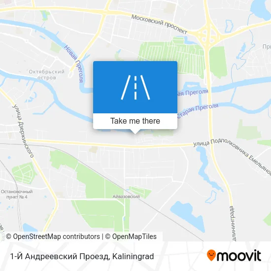 1-Й Андреевский Проезд map