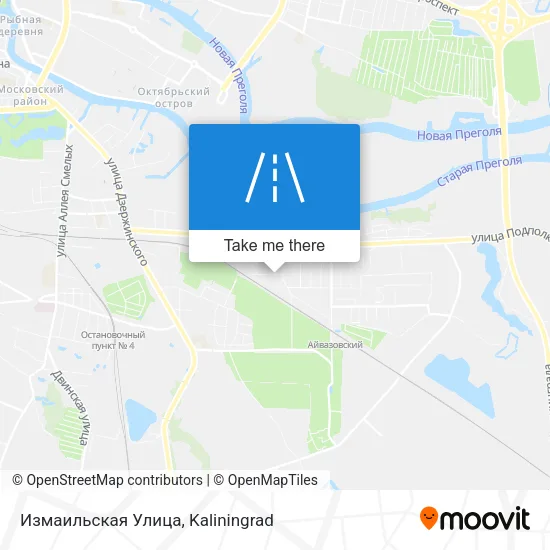 Измаильская Улица map