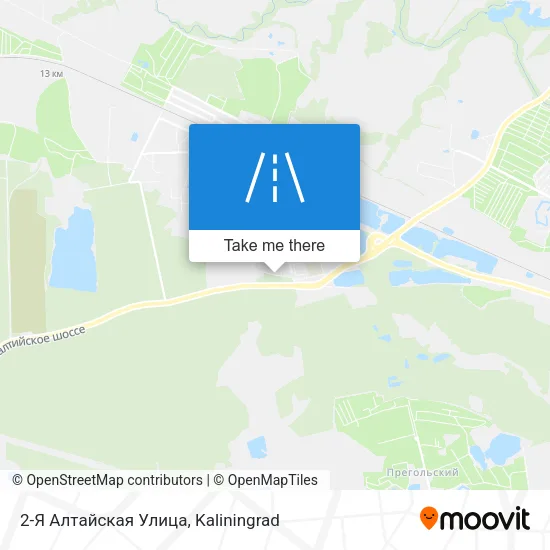 2-Я Алтайская Улица map