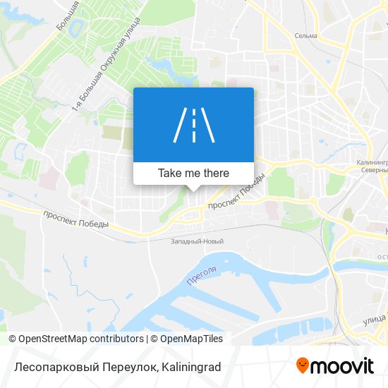 Лесопарковый Переулок map