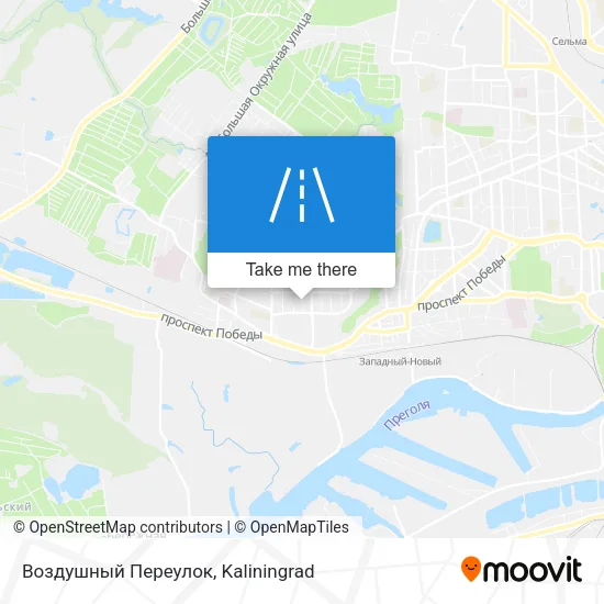 Воздушный Переулок map
