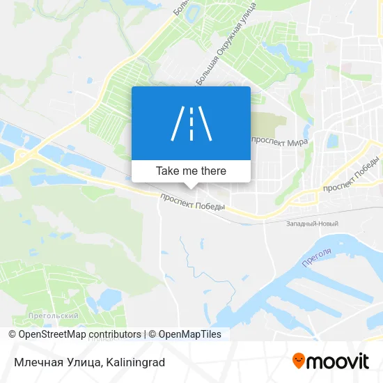 Млечная Улица map